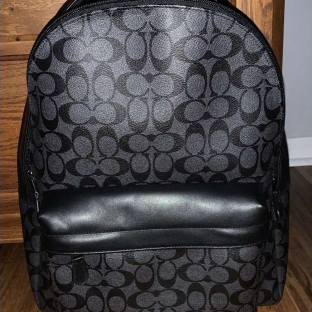 Black Coach Backpack - Picture 1 of 5